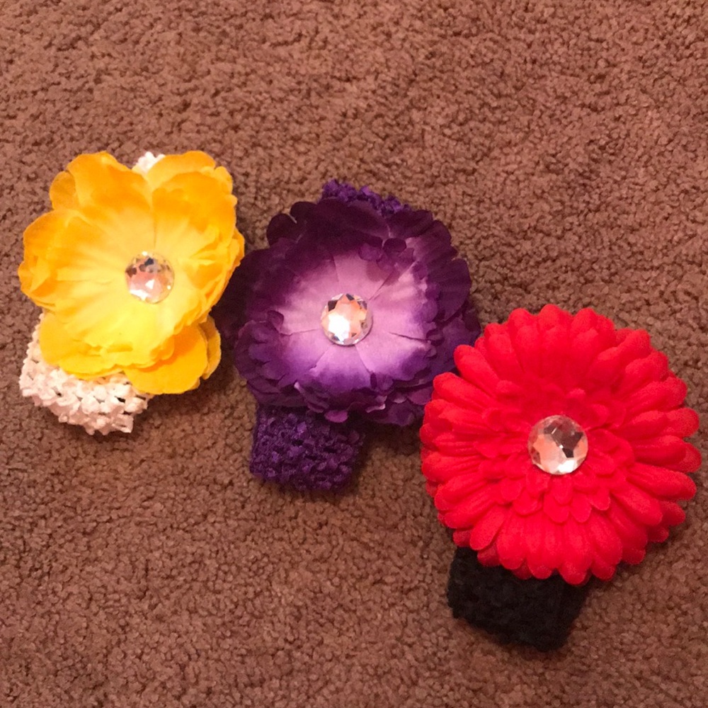 Medium size flower headbands